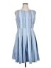 Tommy Hilfiger 100% Polyester Stripes Blue Casual Dress Size 14 - photo 1
