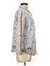 Unbranded Paisley Silver Long Sleeve Blouse Size L - photo 4