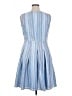 Tommy Hilfiger 100% Polyester Stripes Blue Casual Dress Size 14 - photo 2