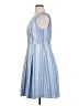 Tommy Hilfiger 100% Polyester Stripes Blue Casual Dress Size 14 - photo 5