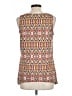 AB Studio Orange Sleeveless Blouse Size L - photo 2