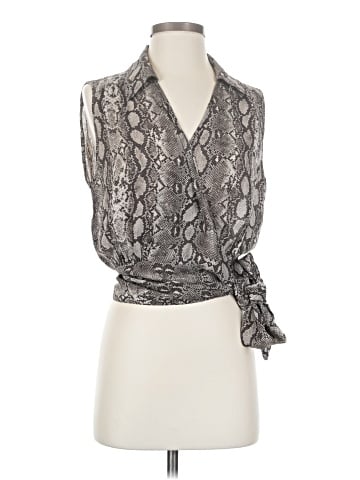 Michael Kors Sleeveless Silk Top (view 1)