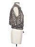 Michael Kors 100% Silk Animal Print Gray Tan Sleeveless Silk Top Size 4 - photo 4