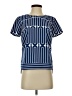 Trina Turk 100% Polyester Blue Short Sleeve Blouse Size 2 - photo 1