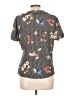 Sugar High 100% Polyester Gray Short Sleeve Blouse Size L (estimated) - photo 2