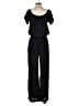 Charles Henry Solid Black Jumpsuit Size M - photo 2