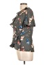 Sugar High 100% Polyester Gray Short Sleeve Blouse Size L (estimated) - photo 5
