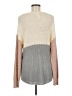 Blu Pepper Color Block Tan Pullover Sweater Size M - photo 2