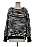 Umgee Animal Print Black Pullover Sweater Size M - photo 1
