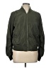 Love Tree 100% Polyester Solid Green Jacket Size L - photo 1