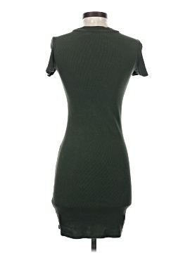 green emerald velvet dress ZARA.Green ribbed knit dress Tm – Hibuy market main image 1