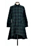 Unbranded 100% Polyester Plaid Green Casual Dress Size L - photo 1