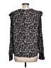 Evereve 100% Polyester Black Long Sleeve Blouse Size L - photo 2