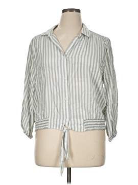 Beach Lunch Lounge 3/4 Sleeve Button Down Shirt