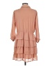Zara 100% Polyester Tan Orange Casual Dress Size M - photo 2