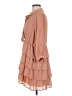 Zara 100% Polyester Tan Orange Casual Dress Size M - photo 5