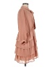 Zara 100% Polyester Tan Orange Casual Dress Size M - photo 4
