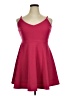 Lulus Solid Burgundy Pink Cocktail Dress Size XL - photo 1