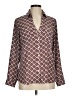 Express Outlet 100% Polyester Brown 3/4 Sleeve Blouse Size M - photo 1