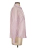 Assorted Brands Checkered-gingham Pink Long Sleeve Button-Down Shirt Size 2 - photo 4