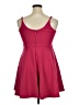 Lulus Solid Burgundy Pink Cocktail Dress Size XL - photo 2