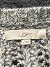 Ann Taylor LOFT Tweed Silver Wool Pullover Sweater Size M - photo 7