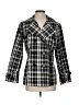New York & Company 100% Polyester Checkered-gingham Black Jacket Size S - photo 1