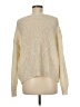 AndTheWhy Metallic Ivory Pullover Sweater Size Med - Lg - photo 2