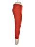 lucy Animal Print Orange Casual Pants Size M - photo 4