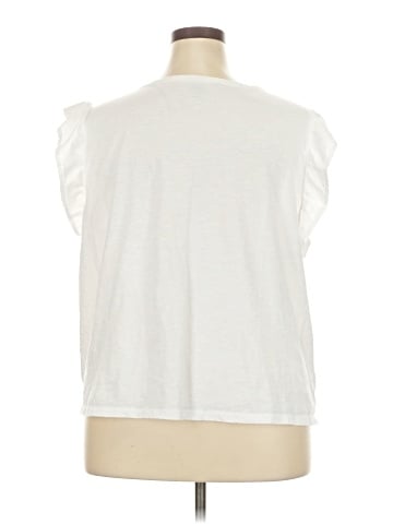a.n.a. A New Approach Sleeveless T-Shirt (view 2)