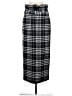 Shein Checkered-gingham Black Casual Skirt Size 8 - 10 - photo 2