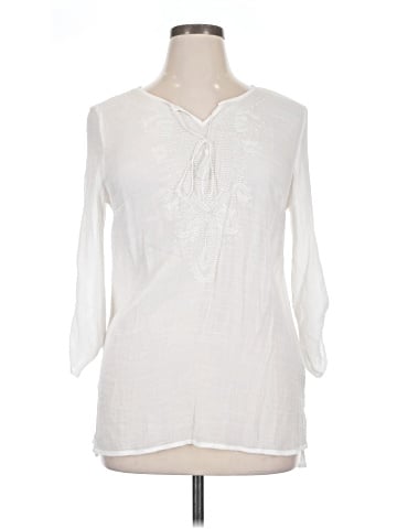 AB Studio 3/4 Sleeve Blouse (view 1)