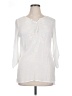 AB Studio Ivory White 3/4 Sleeve Blouse Size XL - photo 1