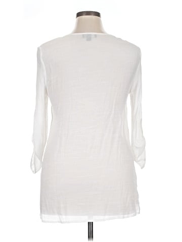 AB Studio 3/4 Sleeve Blouse (view 2)