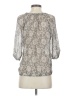 Express 100% Polyester Gray 3/4 Sleeve Blouse Size S - photo 2