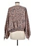 Umgee Brown Long Sleeve Blouse Size M - photo 2