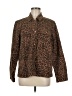 Gap 100% Cotton Animal Print Brown Jacket Size M - photo 1
