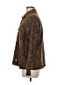 Gap 100% Cotton Animal Print Brown Jacket Size M - photo 5