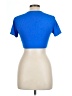 Zara Blue Short Sleeve Turtleneck Size L - photo 2