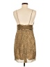Saylor 100% Polyester Metallic Gold Cocktail Dress Size M - photo 2