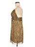 Saylor 100% Polyester Metallic Gold Cocktail Dress Size M - photo 5