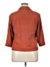 Notations 100% Silk Brown 3/4 Sleeve Silk Top Size XL - photo 2