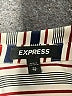 Express Stripes Ivory Casual Dress Size XS - photo 7