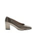 Salvatore Ferragamo Metallic Gray Heels Size 5 - photo 1