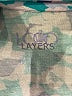 Logo Layers Print Blue Cocktail Dress Size L - photo 7