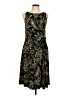 Assorted Brands Paisley Black Cocktail Dress Size L - photo 1