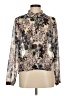 CAbi 100% Polyester Floral Ivory Long Sleeve Blouse Size M - photo 1