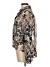 CAbi 100% Polyester Floral Ivory Long Sleeve Blouse Size M - photo 5
