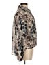 CAbi 100% Polyester Floral Ivory Long Sleeve Blouse Size M - photo 4