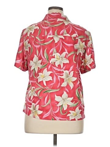 Caribbean Joe Short Sleeve Blouse (view 2)